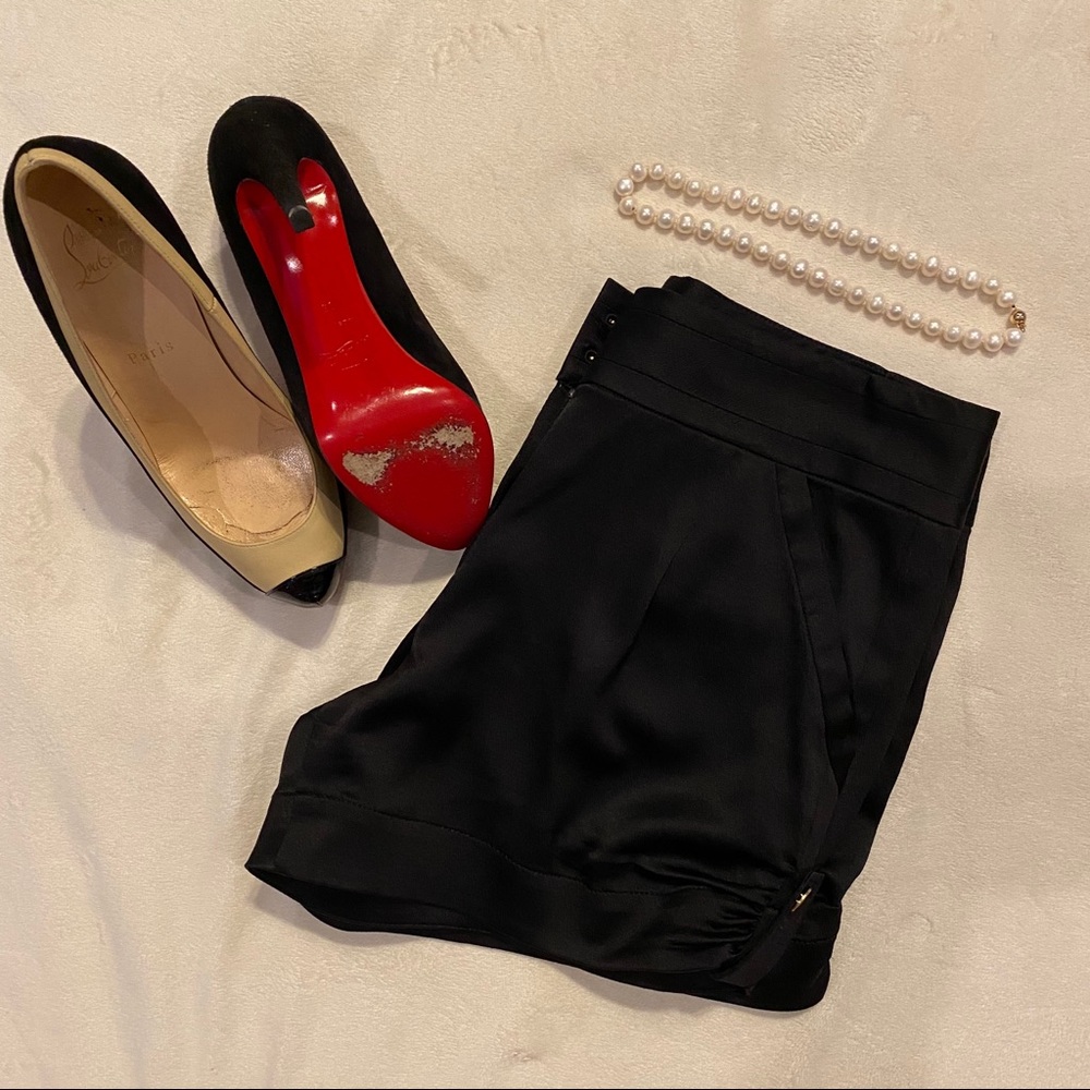 Diane von Furstenberg DVF Black Shorts